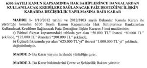 Kentsel dönüşüme giren ev sahipleri için 200 bin TL kredi kolaylığı