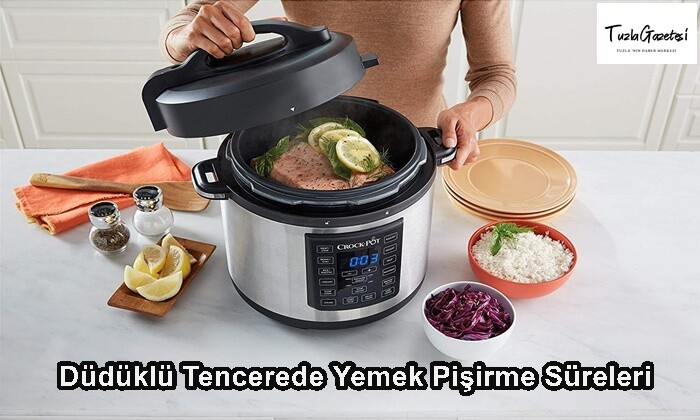 Düdüklü Tencerede Yemek Pişirme Süreleri sebze