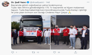 Tuzla'dan Afrin'e 170. Tır yola çıktı 002