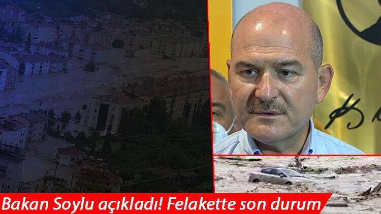 Bakan Soylu Yaşanan sel felaketine ilişkin açıklamalarda bulundu