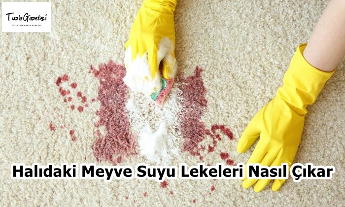 Halıdaki Meyve Suyu Lekeleri Nasıl Çıkar